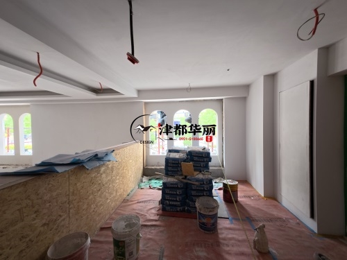 銀川裝修公司|銀川酵雅餐廳設計裝修項目施工后期進度